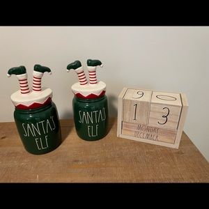 New Rae Dunn Santa’s elf canister